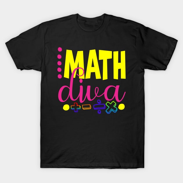 Math Diva T-Shirt by A Zee Marketing